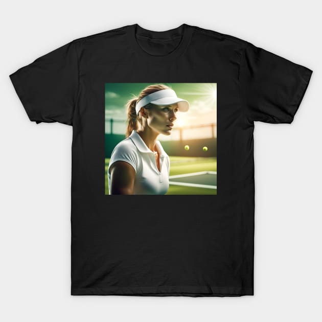 The Tennis Girl T-Shirt by Lyvershop